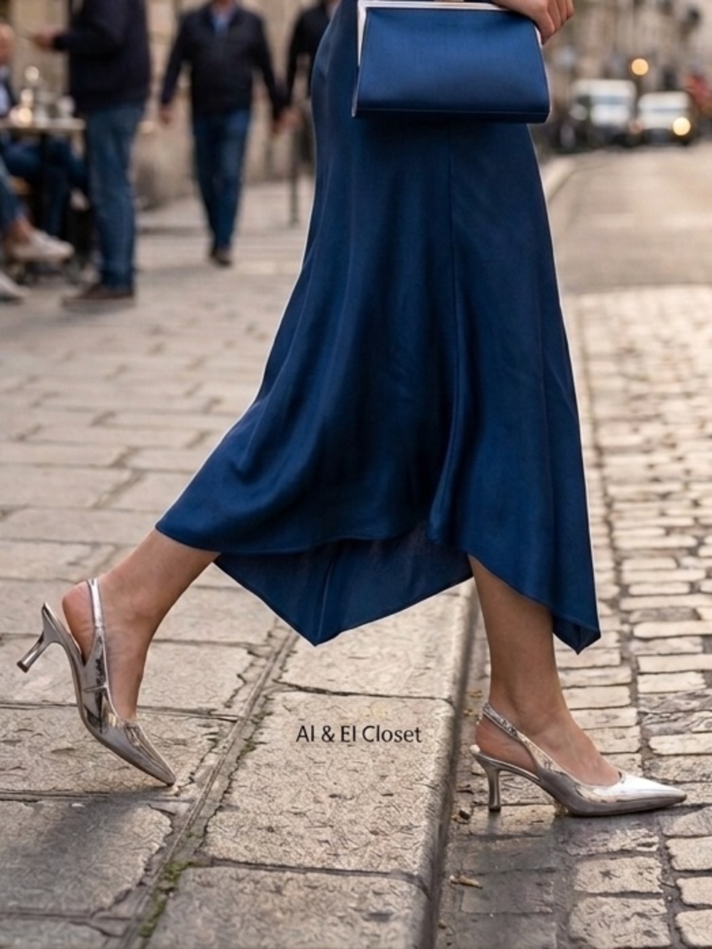 Sam Edelman Bianka Silver Slingback Heels Patent Pointed Toe Kitten Heel 7.5W